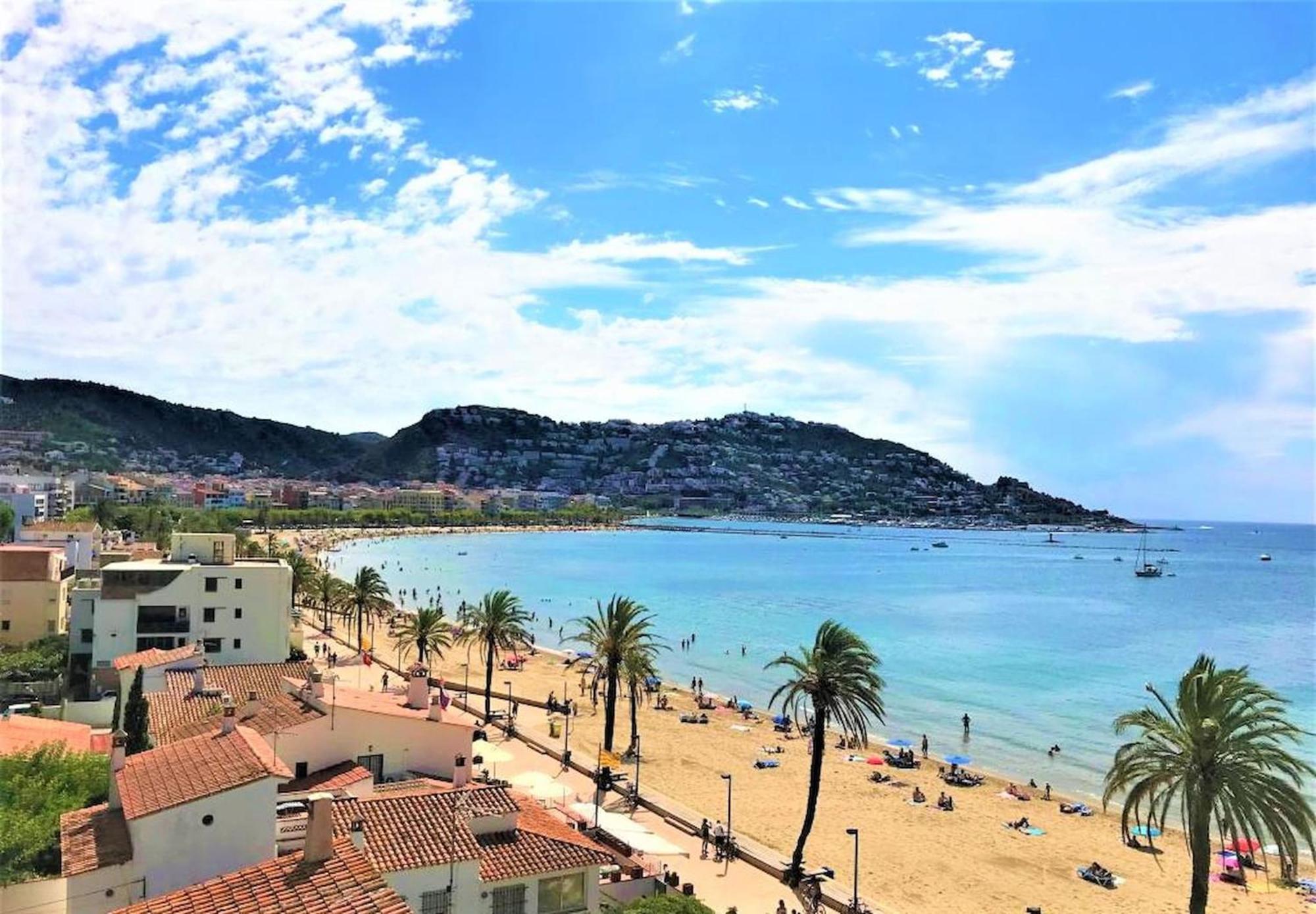 Apartamento En Roses A 2 Min De La Playa Con Vistas Al Mar Av-18 Girona Exteriér fotografie