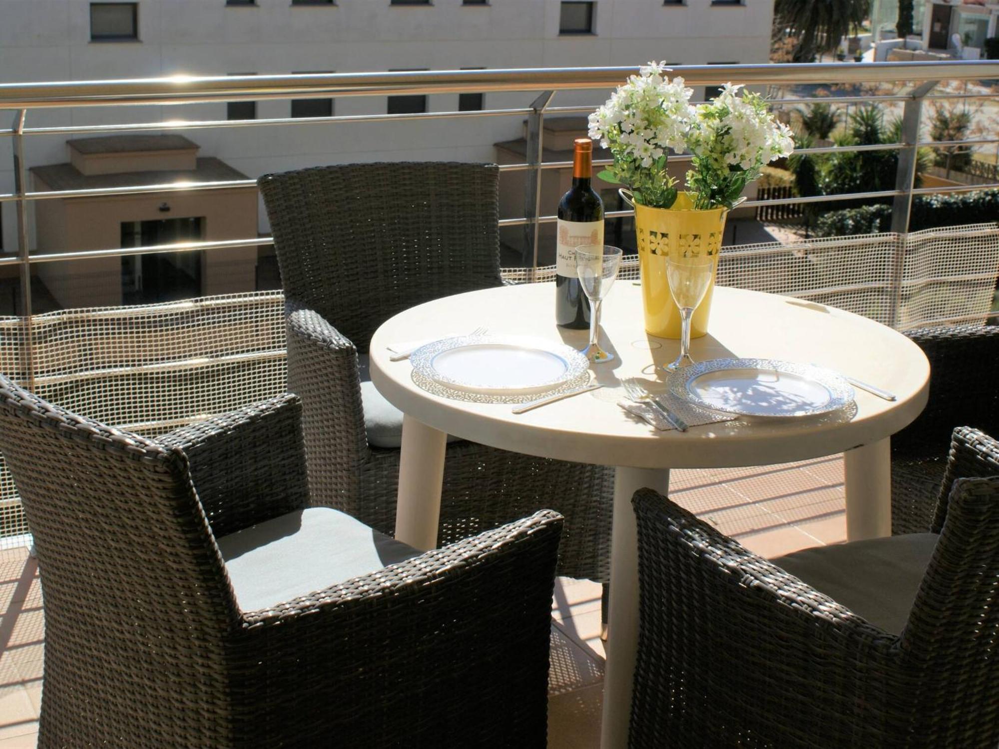 Apartamento En Roses A 2 Min De La Playa Con Vistas Al Mar Av-18 Girona Exteriér fotografie